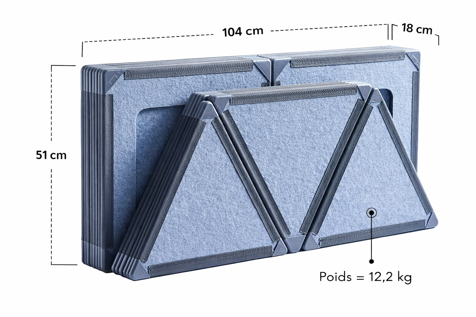 KIT DE CONSTRUCTION MAGNÉTIQUE MONTESSORI – FORTS MODULAIRES GÉANTS POUR UN JEU CRÉATIF ET ÉDUCATIF