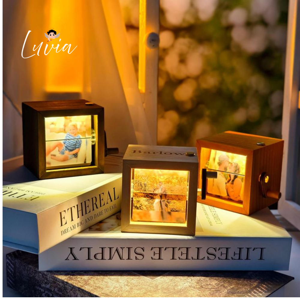 Cadre flipbook photo lumineux luvia™