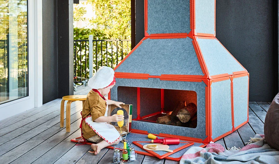 KIT DE CONSTRUCTION MAGNÉTIQUE MONTESSORI – FORTS MODULAIRES GÉANTS POUR UN JEU CRÉATIF ET ÉDUCATIF